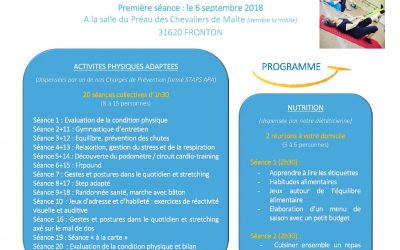 Découverte des Activités Physiques Adaptées et nutrition