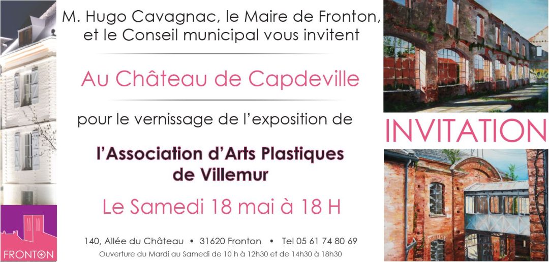 Invitation Collectif d’Artistes de Villemur