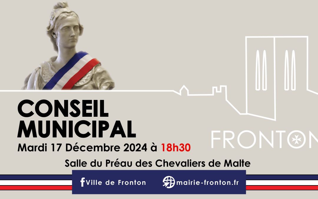 Séance du conseil municipal du 17 décembre 2024