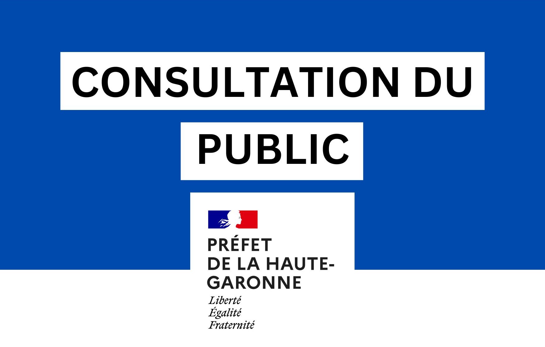 CONSULTATION DU PUBLIC